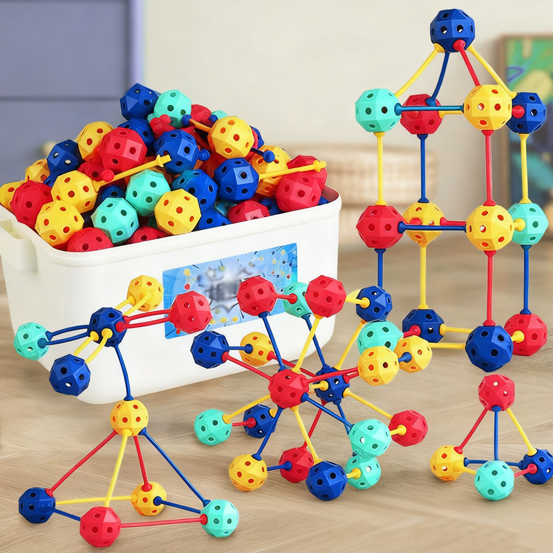 50 Pièces Bâtonnets Mathématiques Formes Géométriques – Jouet Éducatif Enfant, Apprentissage Motricité & Géométrie