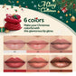 🎅Soldes de Noël 49 % de réduction💄✨ Coffret de gloss de Noël – 6 couleurs
