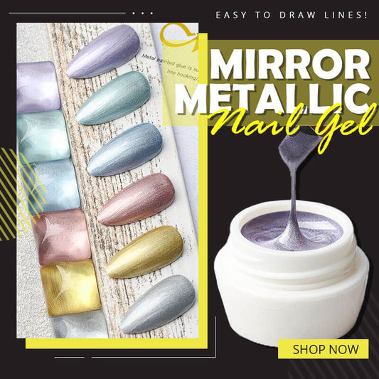 Vernis à ongles métallisé miroir