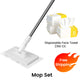 🔥 50 %  DE RÉDUCTION !! ✨🧹Serpillère Réutilisable – Pince Biomimétique Auto-Serrante, Manche Télescopique 100 cm, Rotation 360° & Écologique (Multi-Surfaces) !