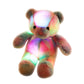 Ours en peluche doux avec lumières LED colorées