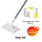 🔥 50 %  DE RÉDUCTION !! ✨🧹Serpillère Réutilisable – Pince Biomimétique Auto-Serrante, Manche Télescopique 100 cm, Rotation 360° & Écologique (Multi-Surfaces) !