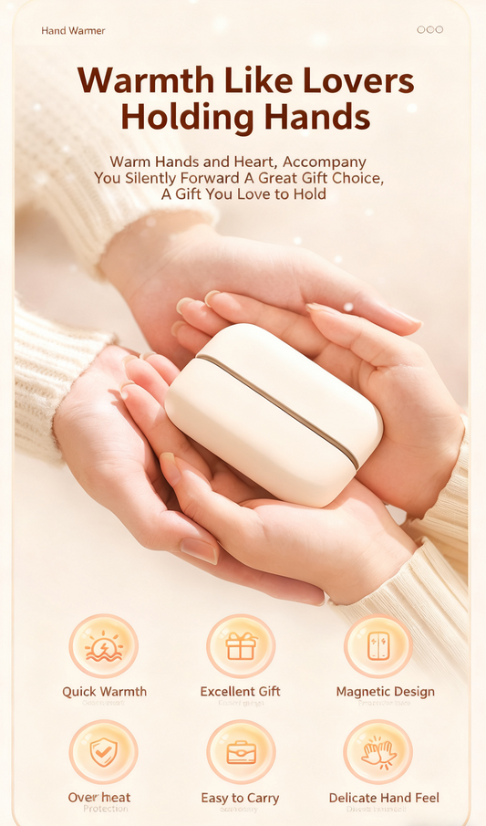 ⏳Remise limitée à 50 %⏰Nouveaux chauffe-mains magnétiques rechargeables 2 en 1🔥