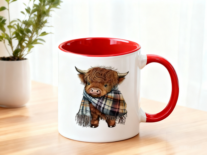 🔥SOLDES DE NOËL 50 % DE RÉDUCTION !!🏆Vente flash⚡ Plus de 50 000 exemplaires vendus ! Presque épuisé -💥Mug mignon avec vache des Highlands🎁