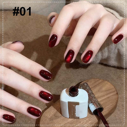 Vernis gel scintillant effet œil de chat