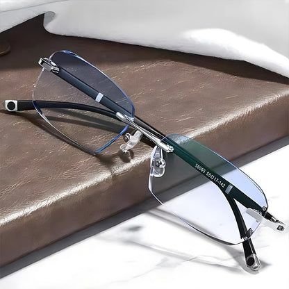 📢🔥 50 %  DE RÉDUCTION !! ✨🔥Nouvelles lunettes de lecture à double usage anti-bleu haute dureté en saphir✨