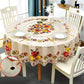 Nappe Ronde de Luxe Imperméable à l'Eau et à l'Huile sans Lavage