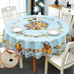 Nappe Ronde de Luxe Imperméable à l'Eau et à l'Huile sans Lavage