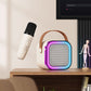 🎤 60% DE RÉDUCTION ! ✨ Mini Machine à Karaoké - Microphones Sans Fil & Effets Lumineux, Parfaite pour Fêtes et Animations Familiales 🌟
