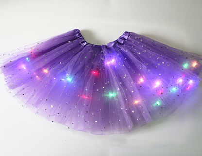 👗 50% DE RÉDUCTION ! ✨ Jupe Tutu LED Magique - Illumination Éclatante avec 8 Modes Lumineux, Parfaite pour Fêtes/Déguisements/Photos 💃🎉