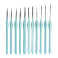 Lot de Pinceaux de Peinture de Détail Miniature 11 Pièces