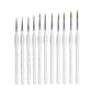 Lot de Pinceaux de Peinture de Détail Miniature 11 Pièces