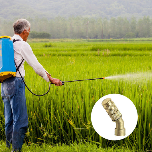 Buse de pulvérisation réglable en laiton - inclinée à 45°