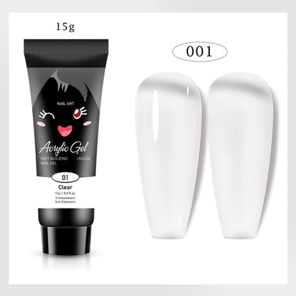 Gel d’extension d’ongles coloré