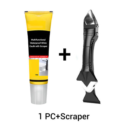 💥Caulk blanc multifonctionnel imperméable avec grattoir