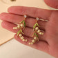 Boucles d'Oreilles Rétro Romantiques à Fleurs de Muguet