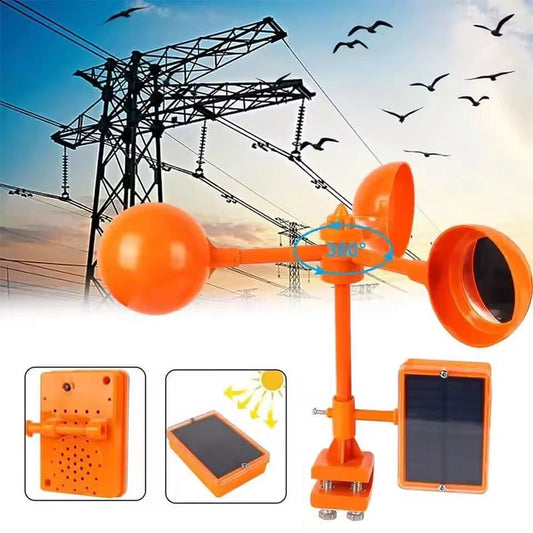 Réflecteur Anti-Oiseaux & Girouette Sonore 🌬️🐦 | Protection & Décoration Écologique