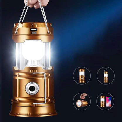 📢📢 50 %  DE RÉDUCTION !! ✨ 💥 Lampe de camping rétractable à énergie solair