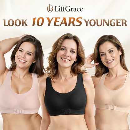 📢📢50 % de réduction !!!⏰Soutien-gorge sans armatures à fermeture devant et dos croisé