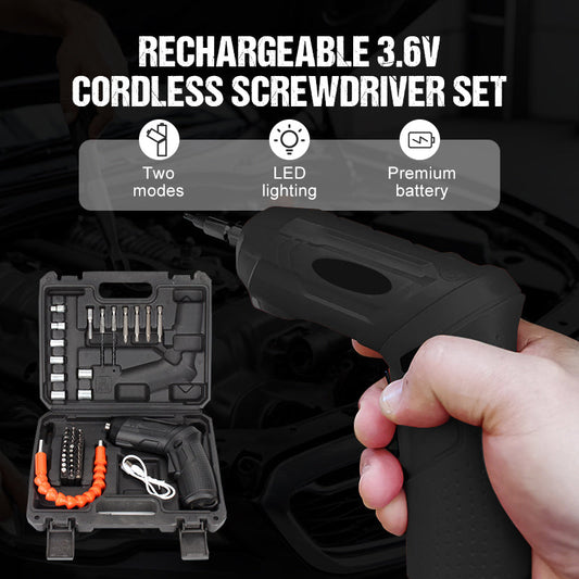 🔥Soldes exceptionnels 50 % de réduction⏳Kit de tournevis rechargeables 3,6 V🛠️