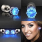 Boucles d'oreilles couronne lumineuses LED élégantes