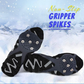 🧊 ACHETEZ 1 = 1 GRATUIT! ✨ Crampons Antidérapants Universels - 5 Pointes en Acier Inoxydable avec Design Léger pour Randonnée Hivernale & Glace ❄️🥾