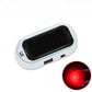 Lampe LED solaire clignotante compacte antivol