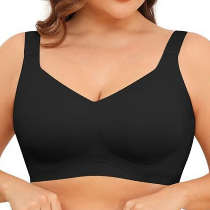 Soutien-gorge sans armature, sans coutures et à couverture totale pour femme