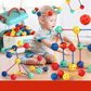 Ensemble de Bâtons Géométriques 3D à Enchevêtrement pour Enfants