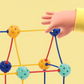 Ensemble de Bâtons Géométriques 3D à Enchevêtrement pour Enfants