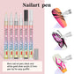 🎄 Promotion Exceptionnelle de Noël🎁Kit de 12 Stylos Professionnels pour Nail Art