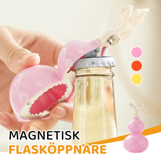 Ouvre-bouteille magnétique multifonctionnel en forme de calebasse