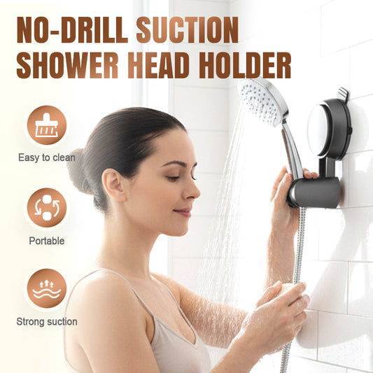 Support de pommeau de douche à ventouse sans perçage