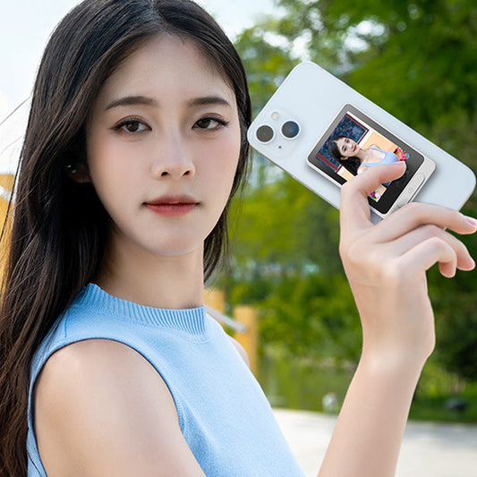 Écran selfie magnétique sans fil pour caméra arrière