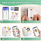 Mini Imprimante Bluetooth Portable pour DIY et Cadeaux