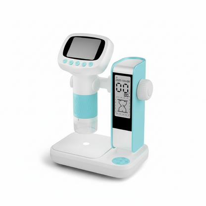 Microscope numérique 2-en-1 pour enfants avec fonction réveil