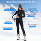 Ensemble de sous-vêtements thermiques à séchage rapide pour femmes, pour le sport