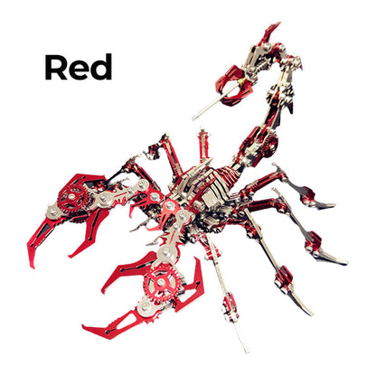 📢📢68 % de réduction !!!✨Kit de puzzle métallique 3D « Scorpion » – Modèle mécanique à assembler