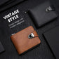 🔥 50 %  DE RÉDUCTION !! ✨🔥Portefeuille Vintage Compact à Fermeture Éclair pour Hommes