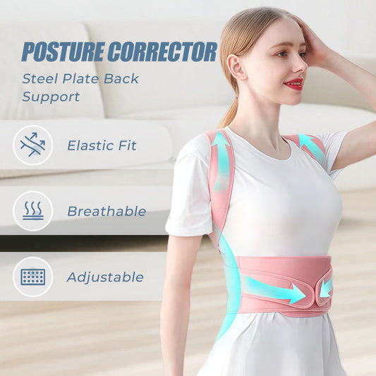 💥VENTE CHAUDE 50 % DE RÉDUCTION 💥2026 Correcteur de posture avec support dorsal en acier