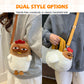 Sac rigolo style dessin animé en forme de poule