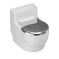 Gamelle murale pour chat en forme de toilette