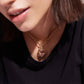 Collier Pendentif Médaillon Rétro Chic