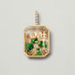 Collier Pendentif Médaillon Rétro Chic