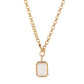 Collier Pendentif Médaillon Rétro Chic