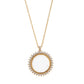 Collier Pendentif Médaillon Rétro Chic
