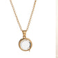 Collier Pendentif Médaillon Rétro Chic