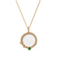 Collier Pendentif Médaillon Rétro Chic