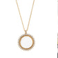 Collier Pendentif Médaillon Rétro Chic