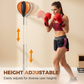 🥊 50% DE RÉDUCTION MAINTENANT ! 💥 Sac de Frappe Réglable en Hauteur avec Support – Stable, Durable & Entraînement Complet 🏋️‍♂️